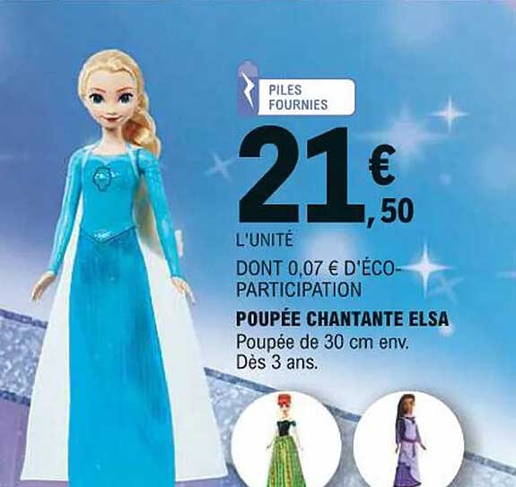 POUPÉE CHANTANTE ELSA