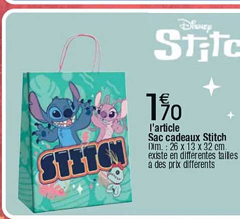 Sac cadeaux Stitch