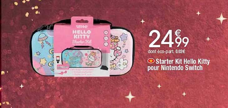 Starter Kit Hello Kitty pour Nintendo Switch