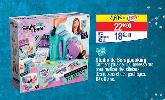 Studio de Scrapbooking 3 en 1 STATION