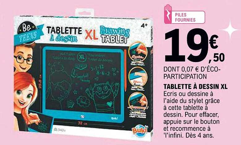 TABLETTE À DESSIN XL