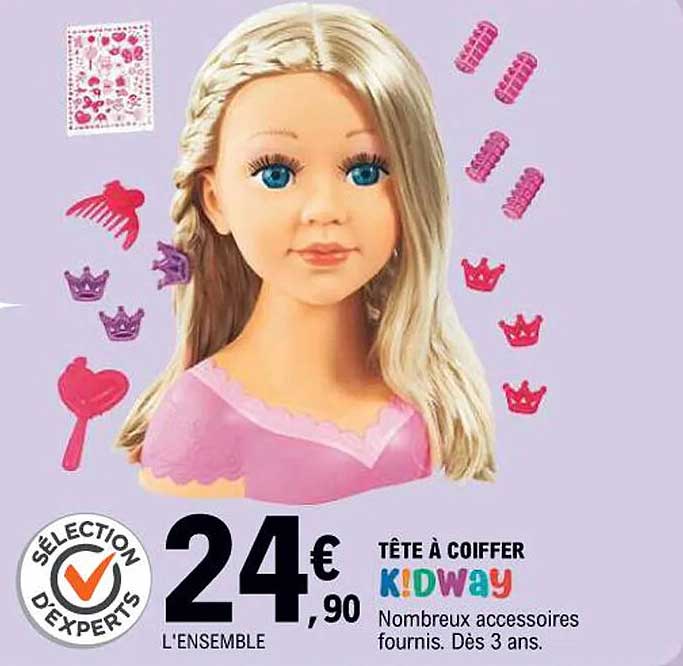 TÊTE À COIFFER KIDWAY