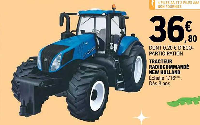 TRACTEUR RADIOCOMMANDÉ NEW HOLLAND