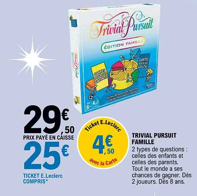 TRIVIAL PURSUIT FAMILLE