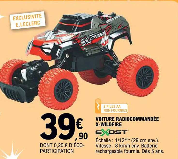 VOITURE RADIOCOMMANDÉE X-WILDFIRE EXOST