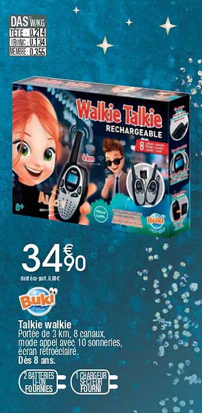 Walkie Talkie RECHARGEABLE