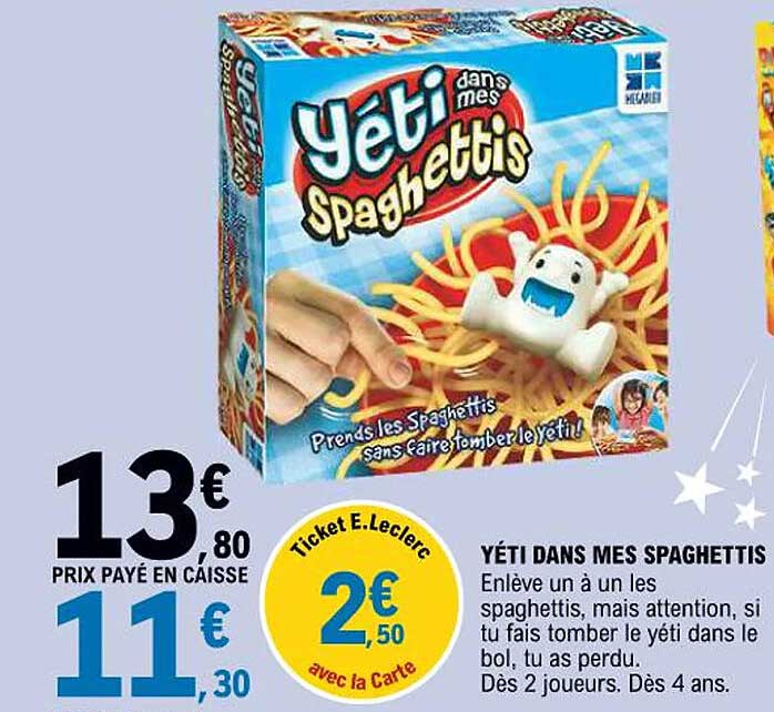 YÉTI DANS MES SPAGHETTIS