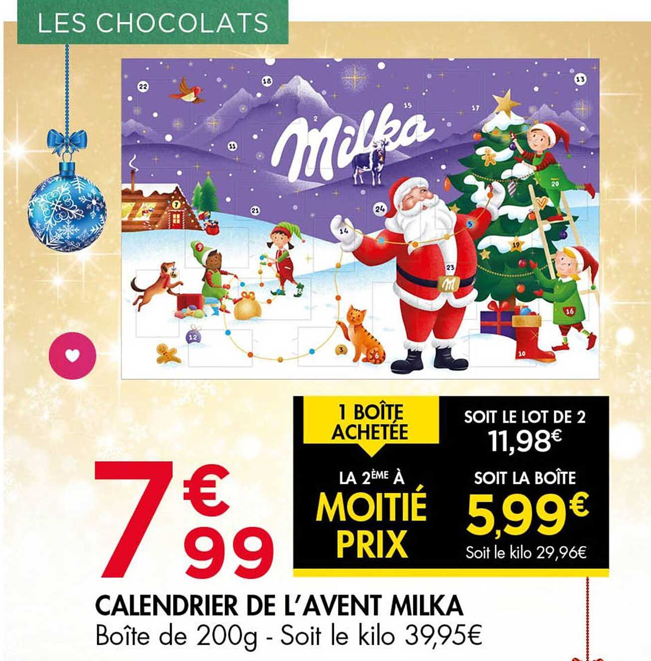 CALENDRIER DE L’AVENT MILKA