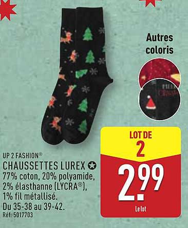 CHAUSSETTES LUREX