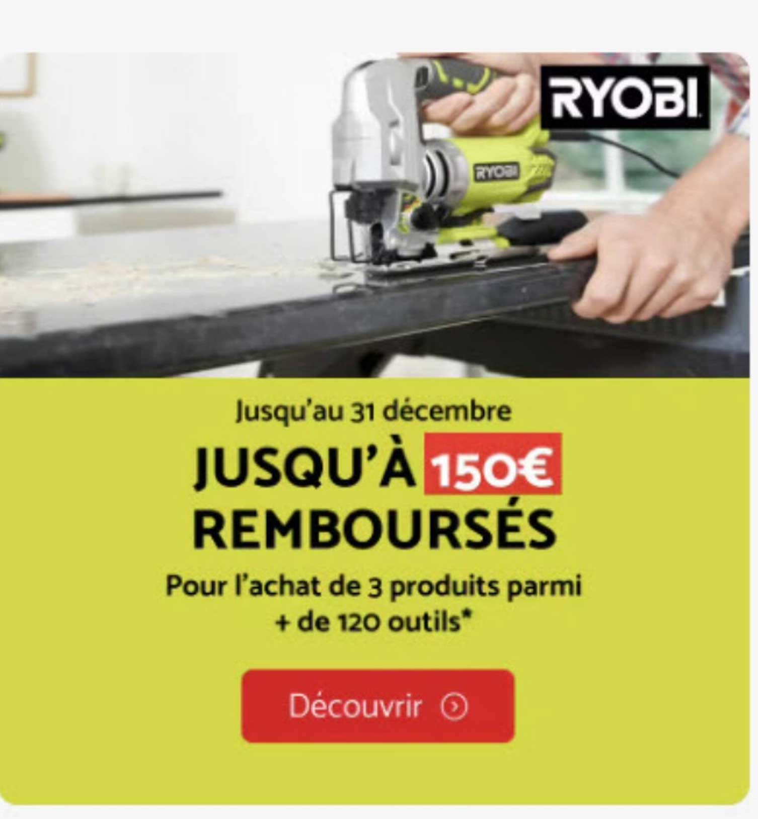 JUSQU'À 150€ REMBOURSÉS