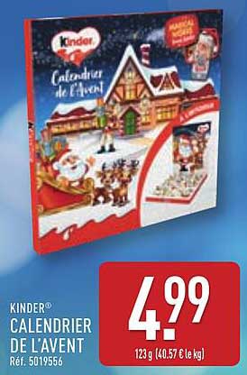 Kinder® CALENDRIER DE L'AVENT