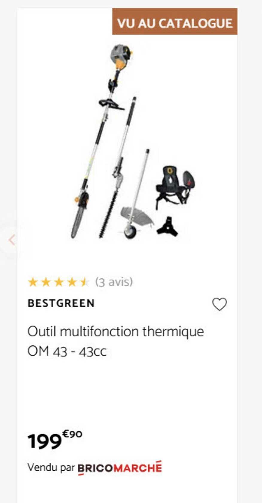 Outil multifonction thermique OM 43 - 43cc