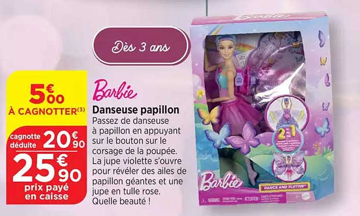 Barbie Danseuse papillon