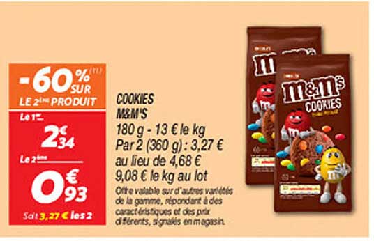 COOKIES M&M'S