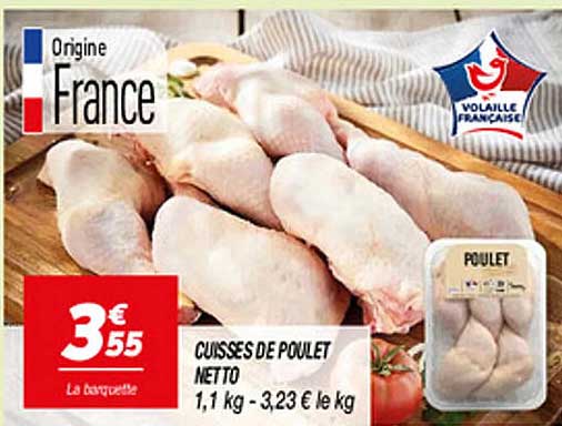 CUISSES DE POULET NETTO