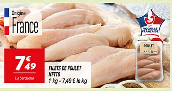 FILETS DE POULET NETTO