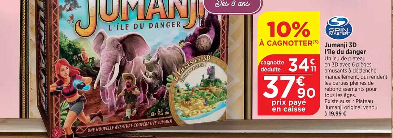 Jumanji 3D l'île du danger