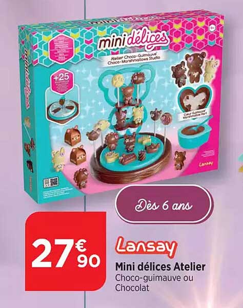 Mini délices Atelier Choco-guimauve ou Chocolat