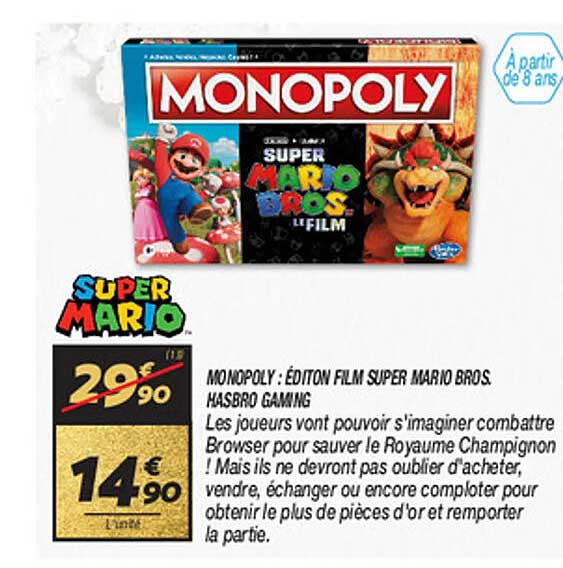 MONOPOLY : ÉDITION FILM SUPER MARIO BROS