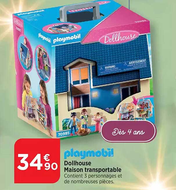 playmobil Dollhouse Maison transportable