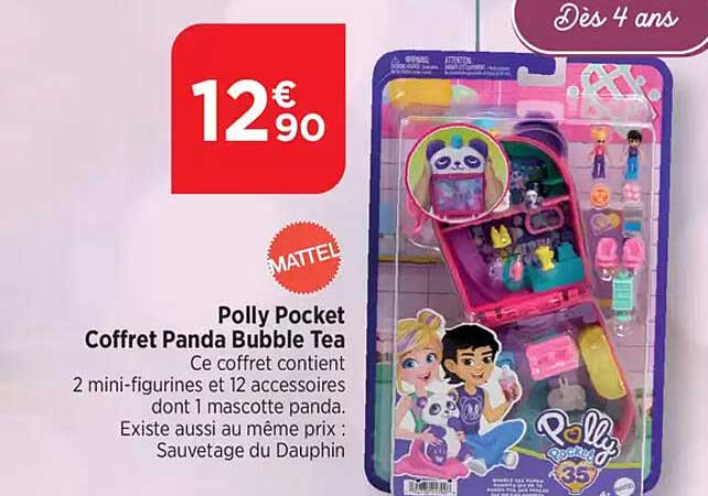 Polly Pocket Coffret Panda Bubble Tea