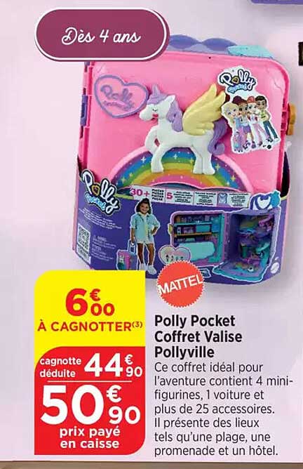 Polly Pocket Coffret Valise Pollyville