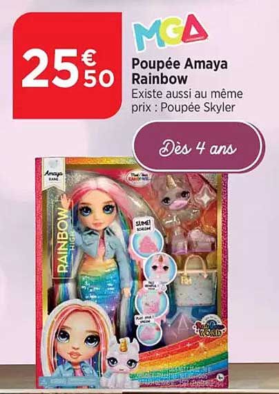 Poupée Amaya Rainbow