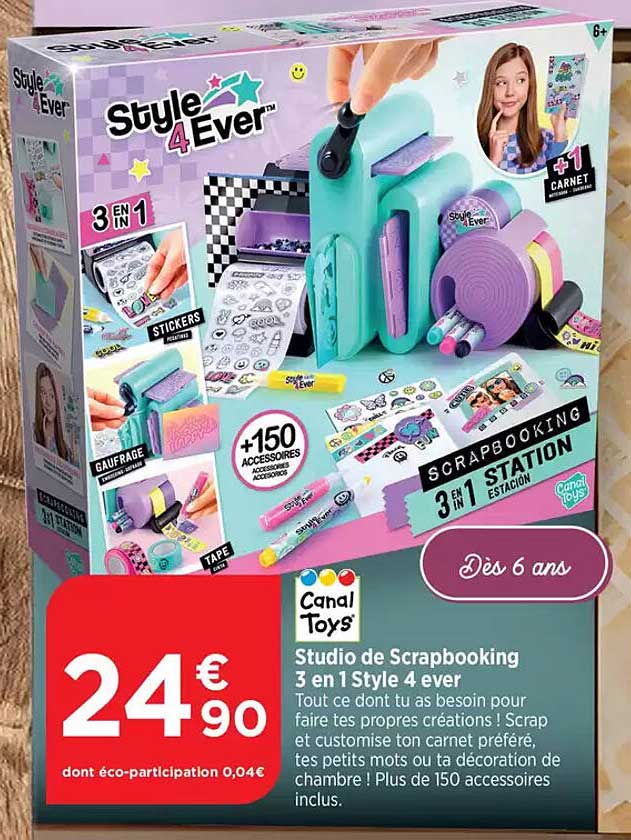 Studio de Scrapbooking 3 en 1 Style 4 ever