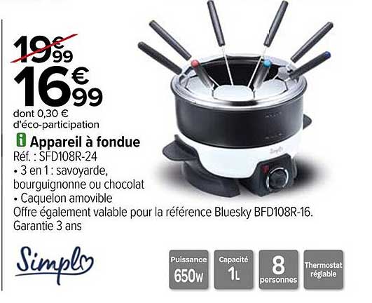 Appareil à fondue