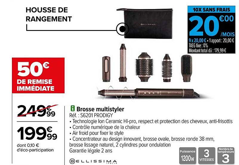 Brosse multistyler