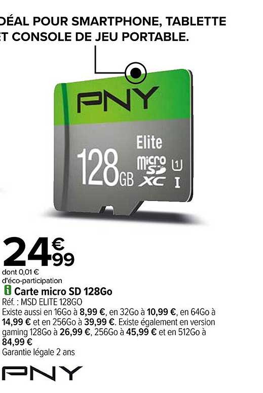 Carte micro SD 128Go