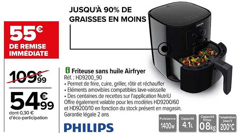 Friteuse sans huile Airfryer