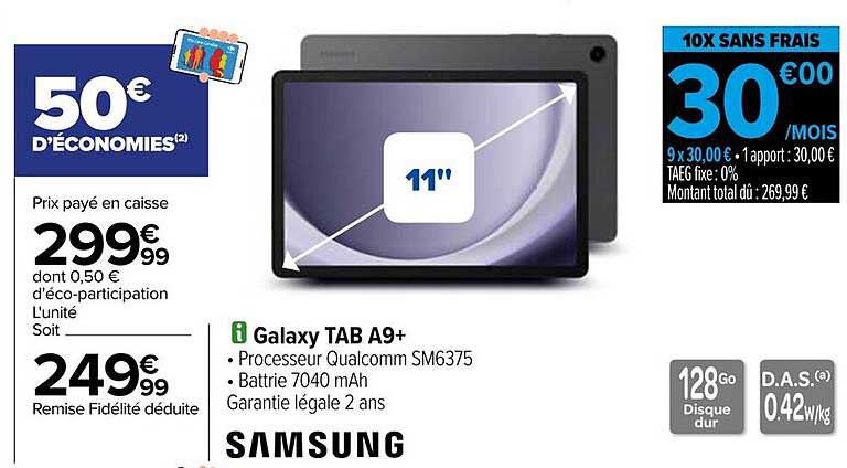 Galaxy TAB A9+