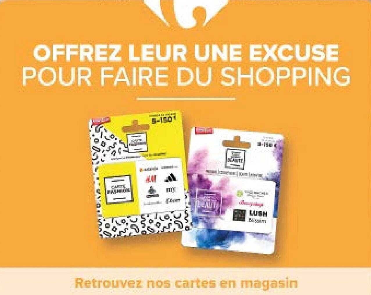 OFFREZ LEUR UNE EXCUSE POUR FAIRE DU SHOPPING