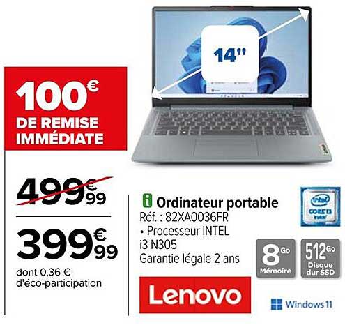 Ordinateur portable Lenovo 14''