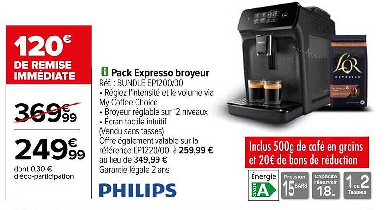 Pack Expresso broyeur