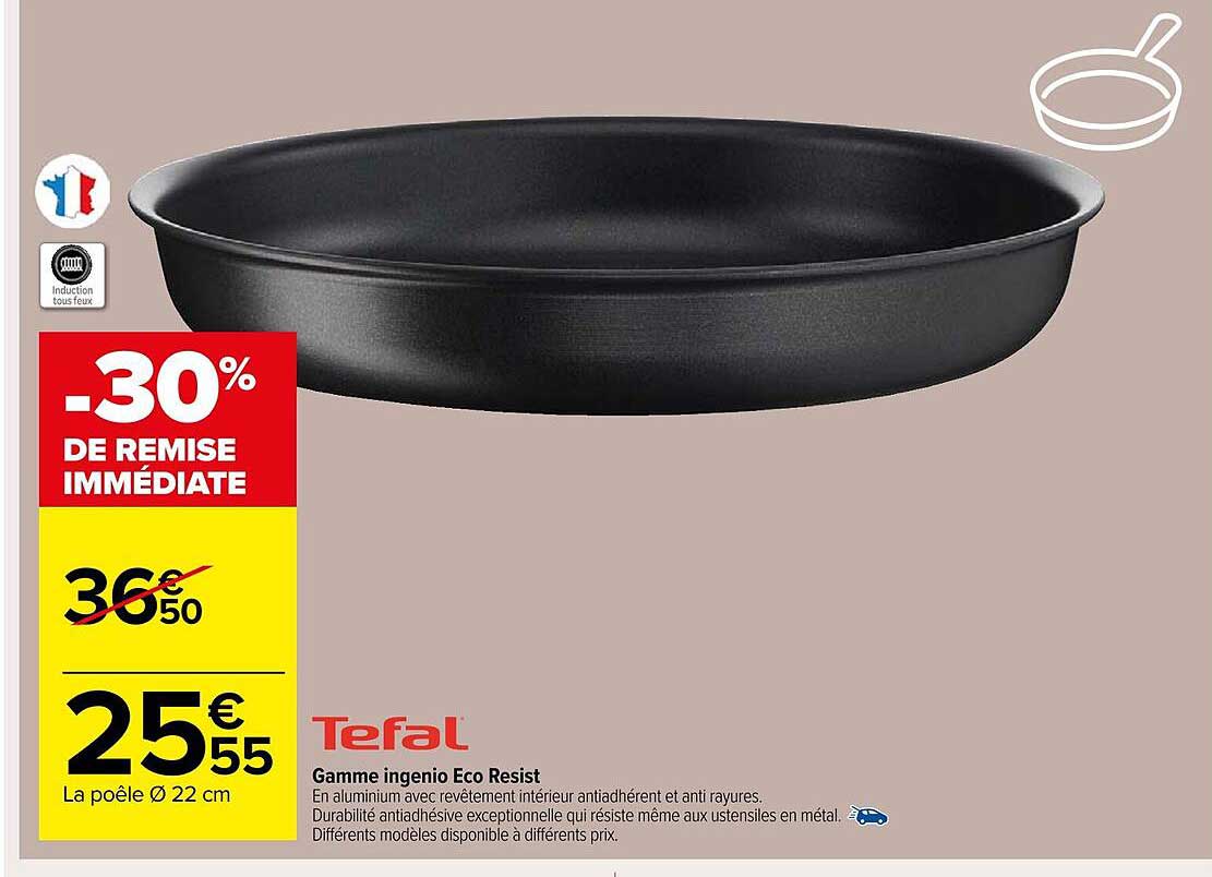 Tefal Gamme ingenio Eco Resist