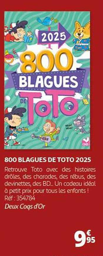 800 BLAGUES DE TOTO 2025