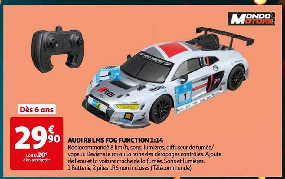 AUDI R8 LMS FOG FUNCTION 1:14