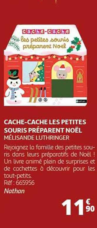 CACHE-CACHE LES PETITES SOURIS PRÉPARENT NOËL