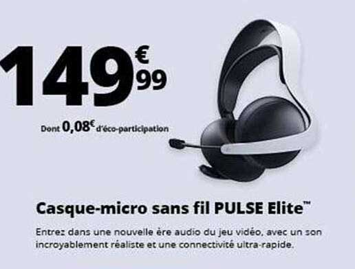 Casque-micro sans fil PULSE Elite™