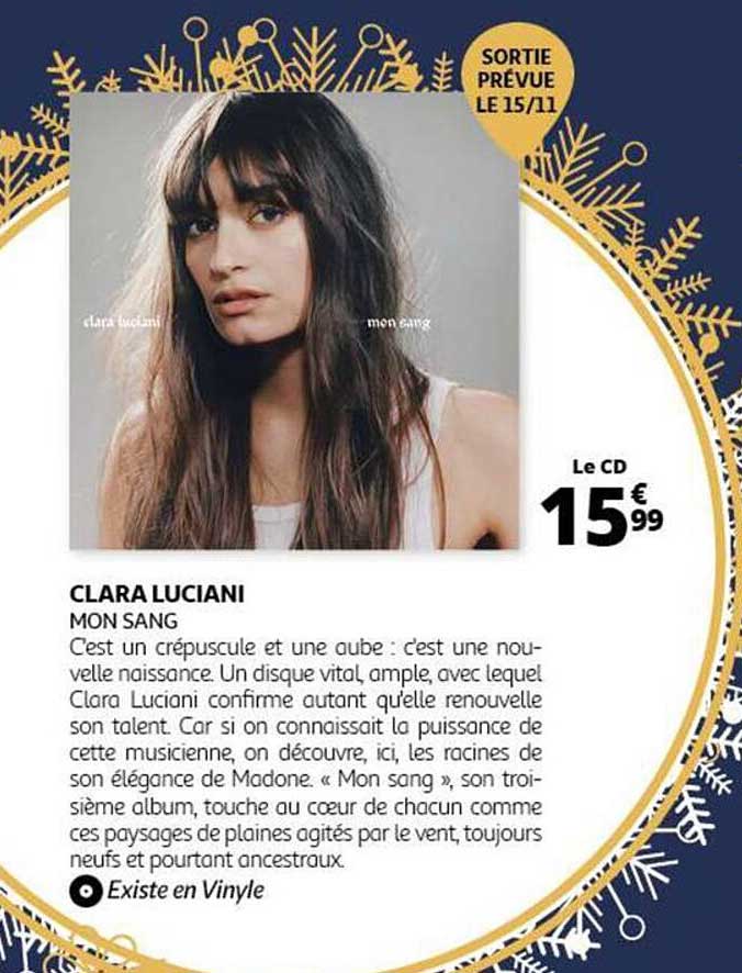 CLARA LUCIANI MON SANG