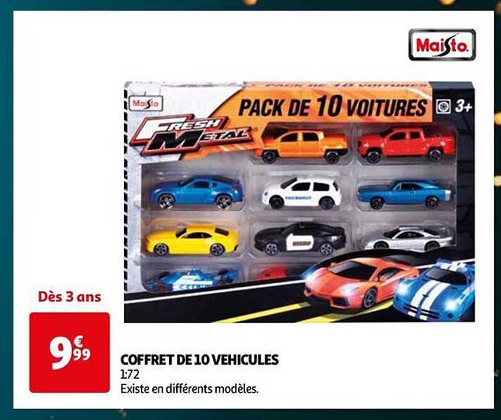 COFFRET DE 10 VEHICULES