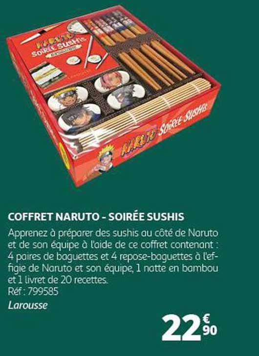 COFFRET NARUTO - SOIRÉE SUSHIS