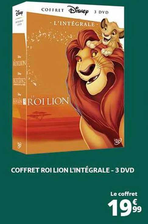 COFFRET ROI LION L'INTÉGRALE - 3 DVD