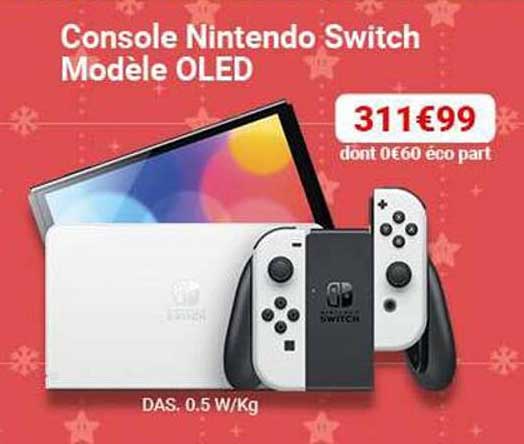 Console Nintendo Switch Modèle OLED