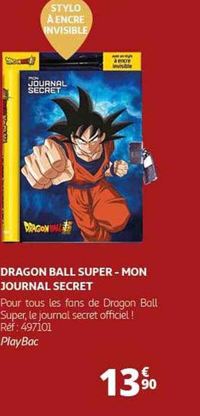 DRAGON BALL SUPER - MON JOURNAL SECRET