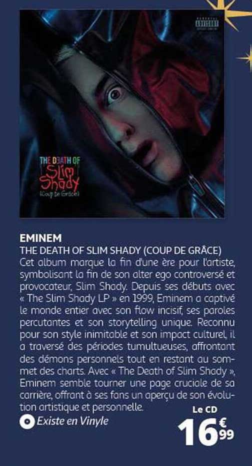 EMINEM  
THE DEATH OF SLIM SHADY (COUP DE GRÂCE)