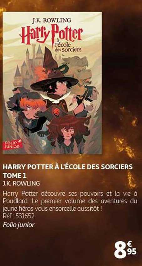 HARRY POTTER À L'ÉCOLE DES SORCIERS TOME 1