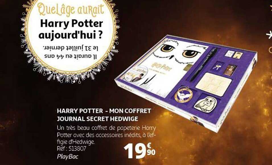 HARRY POTTER - MON COFFRET JOURNAL SECRET HEDWIGE